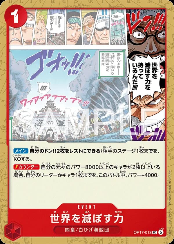 世界を滅ぼす力