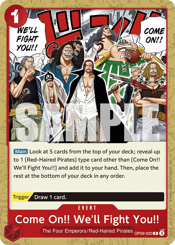 Come On!! We'll Fight You!!